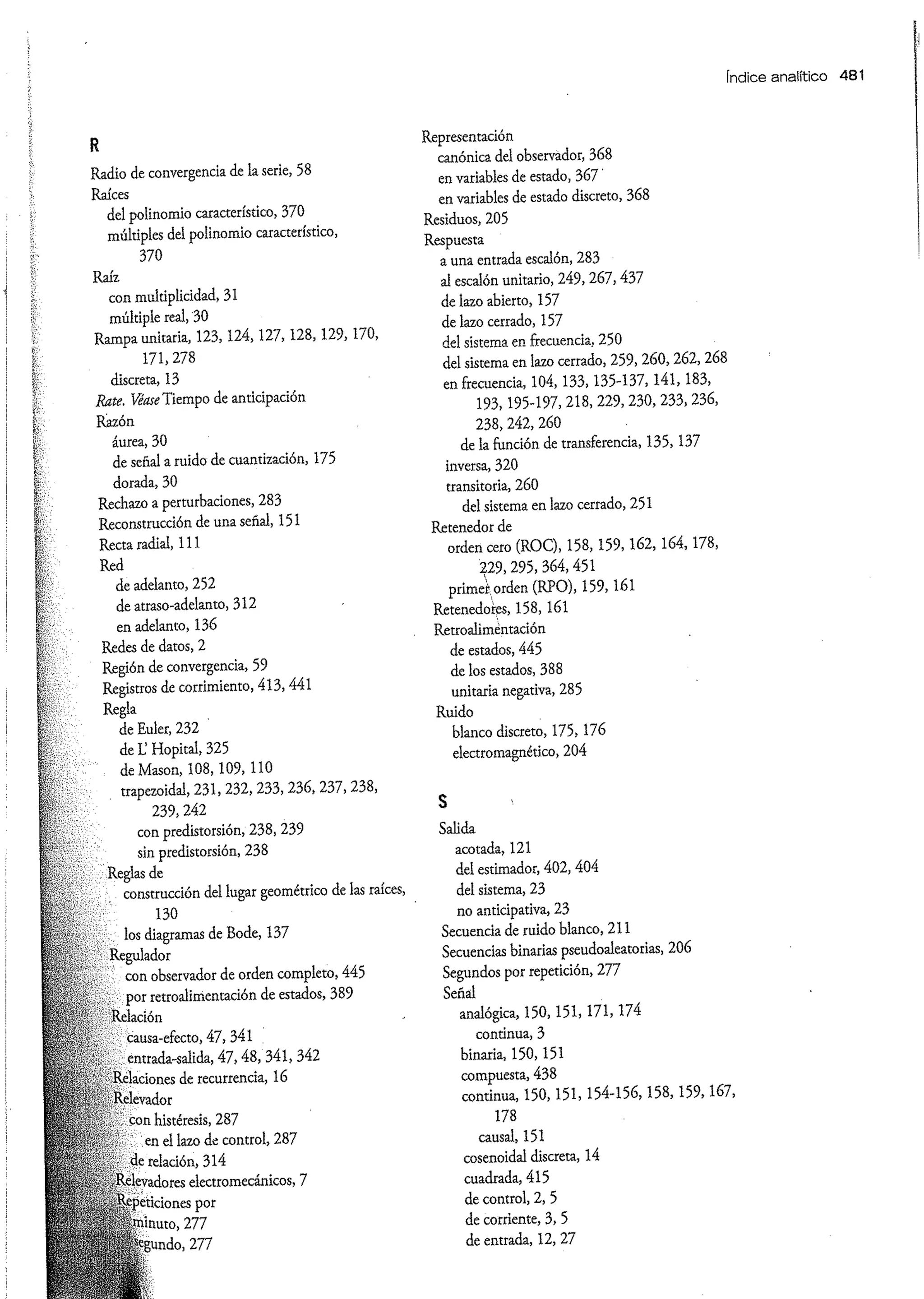Análisis y Diseño de Sistemas de Control Digital por Ricardo Fernandez del Busto y Ezeta