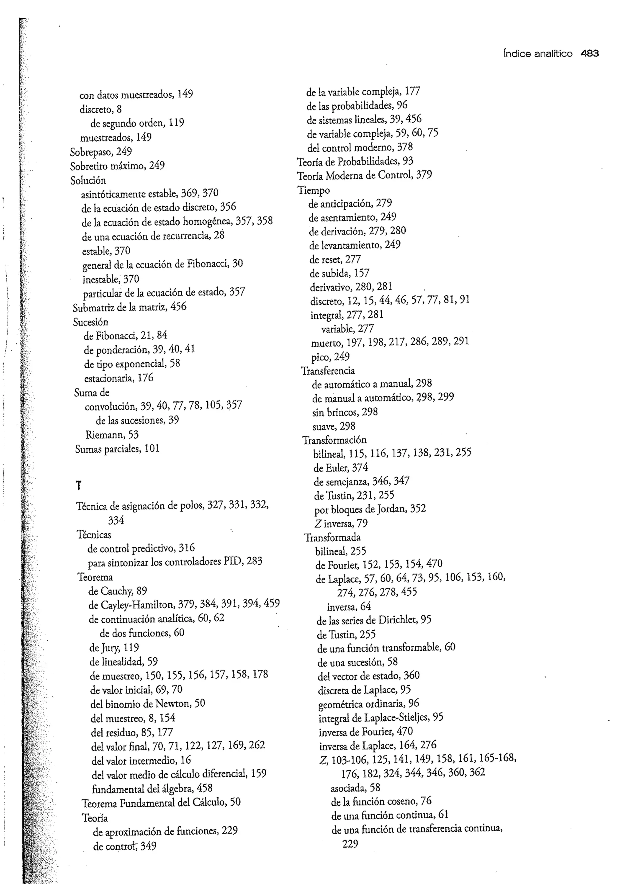 Análisis y Diseño de Sistemas de Control Digital por Ricardo Fernandez del Busto y Ezeta