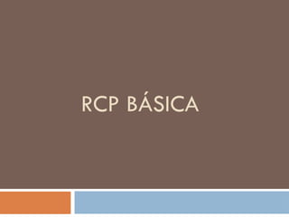 Presentación de RCP para principiantes TUM | PPT