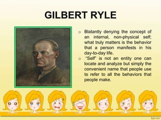 Gilbert Ryle Characteristics 428536985-The-Self-From-Various-Philosophical-Perspectives.ppt