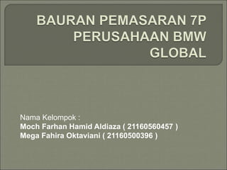 Nama Kelompok :
Moch Farhan Hamid Aldiaza ( 21160560457 )
Mega Fahira Oktaviani ( 21160500396 )
 