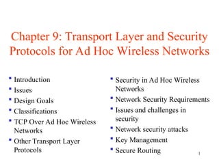 Comprehensive Overview of Transport Layer Protocols and Security in Ad ...