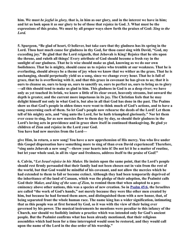 42890685 Psalm 149 commentary PDF 42890685 Psalm 149 commentary PDF