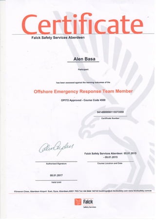 Alen Basa-OFFSHORE-EMERGENCY-RESPONSE TEAM MEMBER-certificate