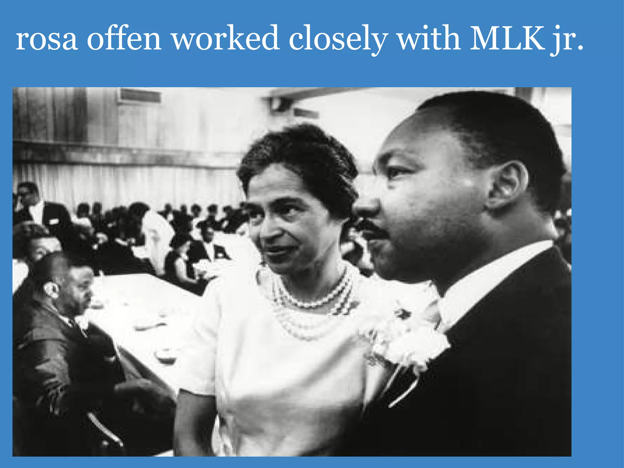 rosa offen worked closely with MLK jr.