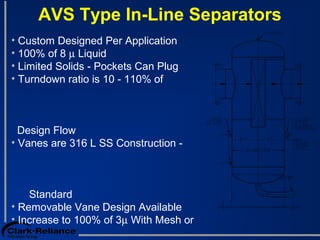 Separators: Types and Designing Considerations
