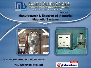 Manufacturer & Exporter of Industrial
        Magnetic Systems
 