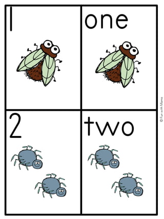 1 one
2 two
©FunwithMama
 