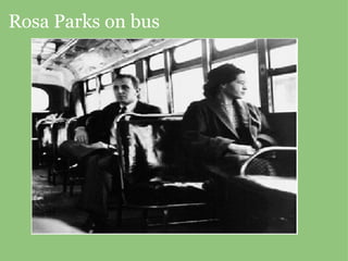 Rosa Parks on bus  