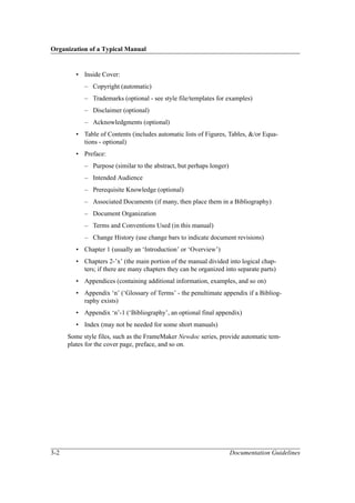 Documentation Guidelines | PDF
