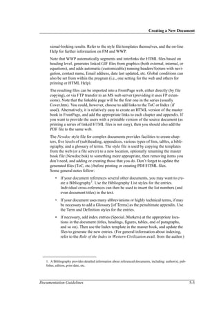 Documentation Guidelines | PDF