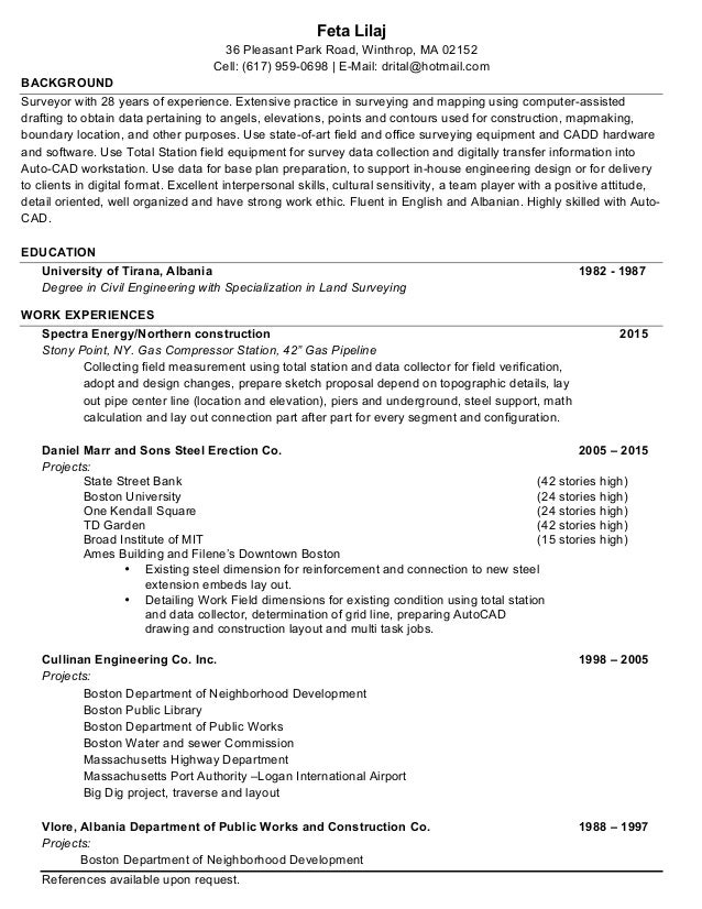 Resume Feta Lilaj