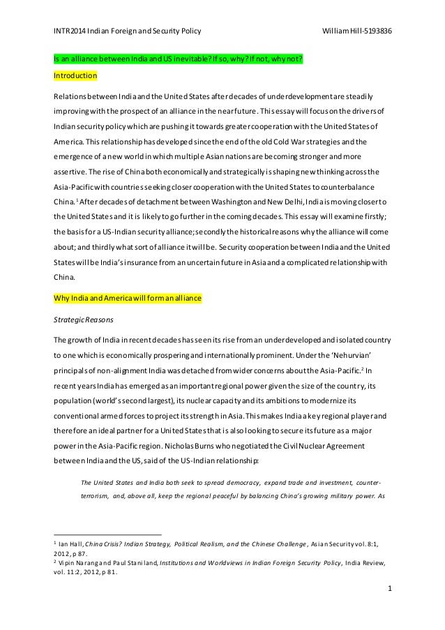 Essay china usa relations