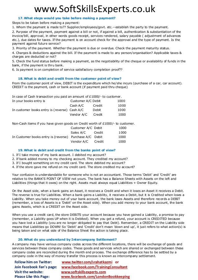 42 Accounts Payable Interview Questions And Answers 42 Accounts Payable Interview Questions And Answers