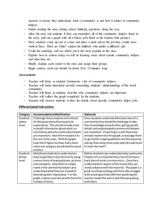community lesson plans kindergarten barca fontanacountryinn com kindergarten community lesson plans
