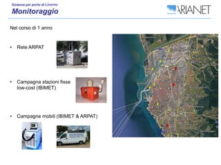 Nel corso di 1 anno
• Campagna stazioni fisse
low-cost (IBIMET)
• Rete ARPAT
• Campagne mobili (IBIMET & ARPAT)
 