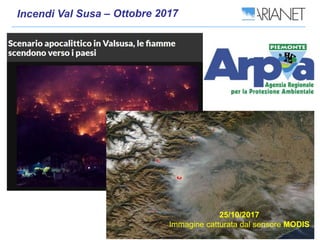 25/10/2017
Immagine catturata dal sensore MODIS
 