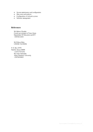 benard cv | DOCX