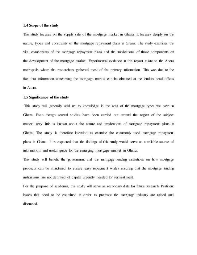 Dissertation implications