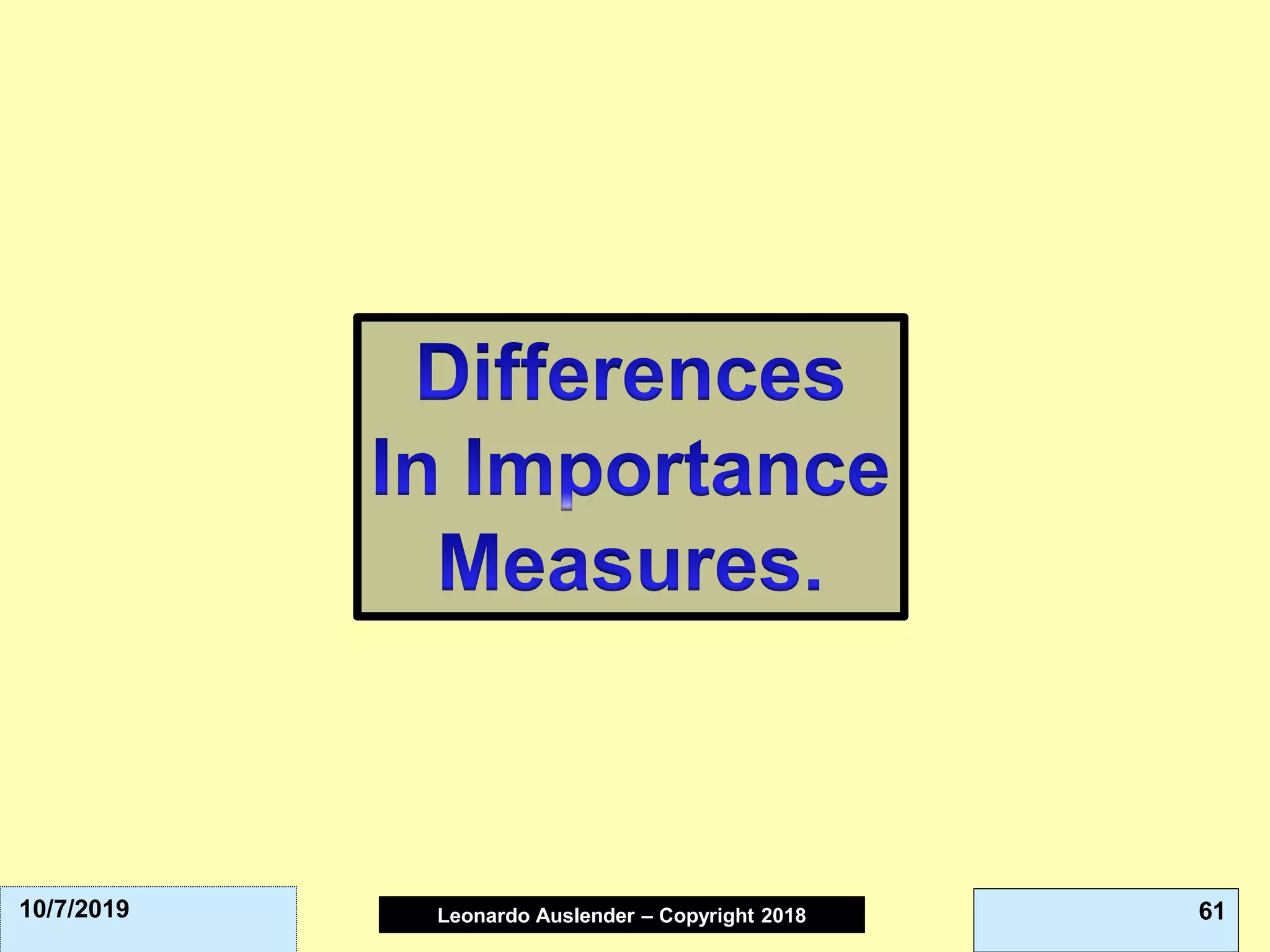 Leonardo Auslender Copyright 2004Leonardo Auslender – Copyright 2018 6110/7/2019
 