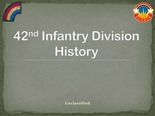 42nd Infantry Division History Unclassified 