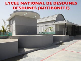LYCEE NATIONAL DE DESDUNES 
CDM_12052901_11212 
DESDUNES (ARTIBONITE) 
 