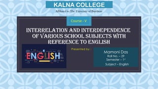 42 MAMONI DAS INTERRELATION WITH ENGLISH.pptx