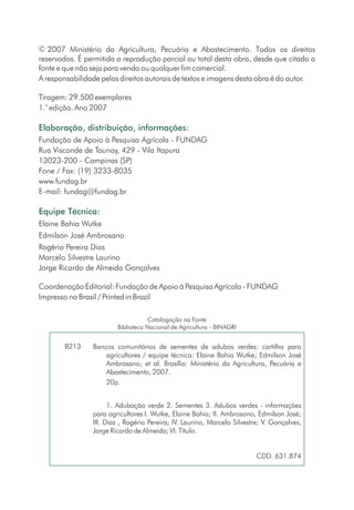 Manual de Adubos Verdes