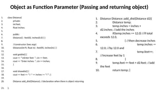 Static_Const in object oriented programming | PPTX