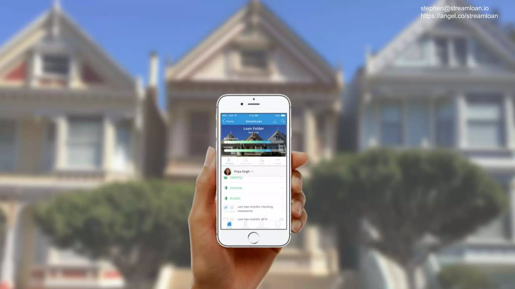 info@streamloan.io
https://angel.co/streamloan
stephen@streamloan.io
https://angel.co/streamloan
 