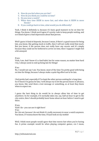 42 topics for ielts speaking part 1 & suggested answers 2016 | PDF