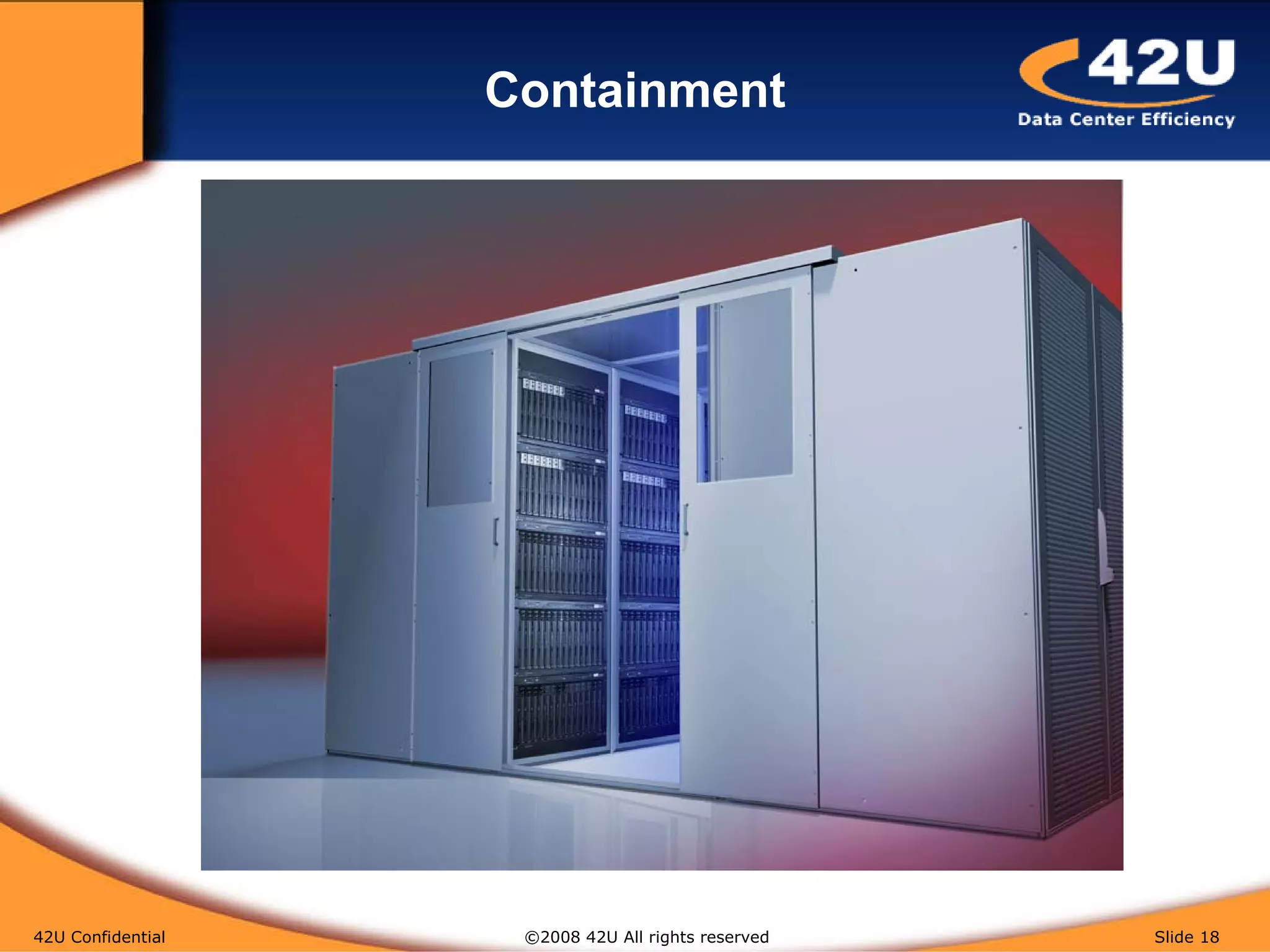 Containment 42U Confidential   ©2008 42U All rights reserved  Slide  