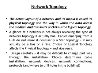 Comprehensive Overview of Network Topologies: Physical and Logical ...