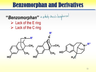 Structure-Activity Relationships of Morphine and Synthetic Opioid ...