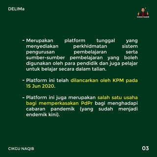 Platform DELIMa (Digital Educational Initiative Learning Malaysia)