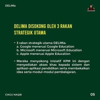 Platform DELIMa (Digital Educational Initiative Learning Malaysia)