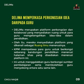 Platform DELIMa (Digital Educational Initiative Learning Malaysia)