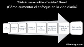 “El talento nunca es suficiente” de John C. Maxwell
LibroMagno.com
¿Cómo aumentar el enfoque en la vida diaria?
 