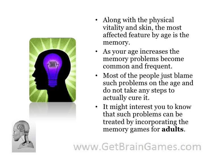 Memory games for adults are necessary for improving the overall health