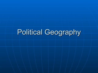 Political Geography 