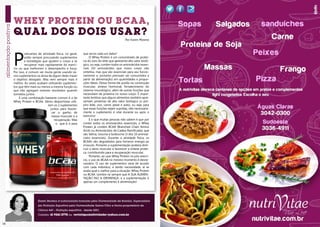 Whey Protein ou BCAA,
     qual dos dois usar?
                                                                                          Por Karen Moreno




     P
             raticantes de atividade física, no geral,   que serve cada um deles?
             estão sempre procurando suplementos              O Whey Protein é um concentrado de proteí-
             e estratégias que ajudem o corpo a se       na do soro do leite que apresenta alto valor bioló-
             recuperar mais rapidamente do exercí-       gico, ou seja, contém todos os aminoácidos essen-
     cio ou que melhorem o desempenho e força.           ciais (10 aminoácidos que nosso corpo não
     Por isso, é comum ver muita gente usando vá-        sintetiza, mas que são essenciais para seu funcio-
     rios suplementos na ânsia de algum deles trazer     namento e, portanto precisam ser consumidos a
     o objetivo desejado. Mas nem sempre mais é          partir da alimentação) em quantidades e propor-
     melhor. Às vezes acabam utilizando suplemen-        ções ideais. Dessa forma ele auxilia na construção
     tos que têm mais ou menos a mesma função ou         muscular, síntese hormonal, fortalecimento do
     que não agregam maiores resultados quando           sistema imunológico, além de outras funções que
     tomados juntos.                                     necessitam de proteína no nosso corpo. É impor-
          E uma combinação bastante comum é a de         tante lembrar que alguns alimentos também apre-
     Whey Protein e BCAA. Vários desportistas utili-     sentam proteínas de alto valor biológico (o pró-
                               zam os 2 suplementos      prio leite, ovo, carne, peixe e aves), ou seja, para
                                 juntos para favore-     que essas funções sejam supridas, não necessaria-
                                  cer o ganho de         mente o suplemento é vital durante ou após o
                                  massa muscular e a     exercício!
                                    recuperação. Mas          E o que muitas pessoas não sabem é que por
                                     o que é, e para     conter todos os aminoácidos essenciais, o Whey
                                                         Protein já contém BCAA (Branched Chain Amino
                                                         Acids ou Aminoácidos de Cadeia Ramificada), que
                                                         são Valina, Leucina e Isoleucina (3 dos 10 aminoá-
                                                         cidos essenciais). Durante a atividade física, os
                                                         BCAA’s são degradados para fornecer energia ao
                                                         músculo. Portanto a suplementação poderia dimi-
                                                         nuir o dano muscular e favorecer a síntese protei-
                                                         ca, contribuindo para a recuperação muscular.
                                                              Portanto, ao usar Whey Protein no pós-exercí-
                                                         cio, o uso do BCAA no mesmo momento é desne-
                                                         cessário. O uso de suplementos varia de acordo
                                                         com cada indivíduo, e tendo necessidade, aí se
                                                         avalia qual o melhor para a situação: Whey Protein
                                                         ou BCAA. Lembre-se sempre que A SUA ALIMEN-
                                                         TAÇÃO FAZ A DIFERENÇA, e a suplementação é
                                                         apenas um complemento à alimentação!




                       Karen Moreno é nutricionista formada pela Universidade de Brasília, Especialista
                       em Nutrição Esportiva pela Universidade Gama Filho e Sócia-proprietária de
                       Clínica 449 – Nutrição esportiva - desde 2001.
                       Contato: 61 9261-2778 ou revistaposiatividade@yahoo.com.br


14                                                                                                              15
 