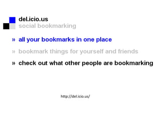 http://del.icio.us/ 