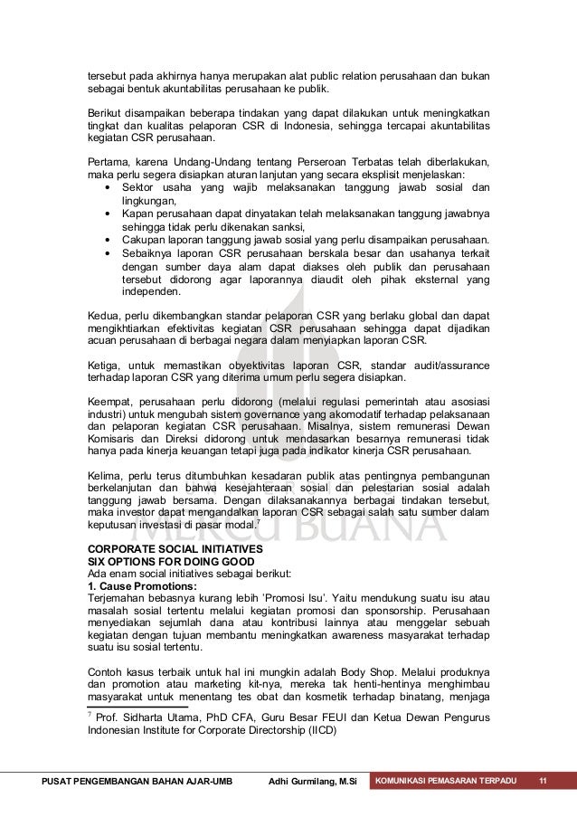 Contoh Laporan Keuangan Csr Perusahaan Seputar Laporan