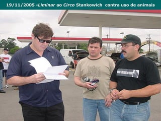 19/11/2005 - Liminar  ao  Circo  Stankowich  contra uso de animais 