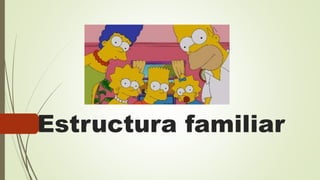 Estructura familiar
 