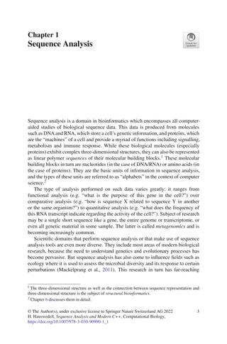 Sequence Analysis and Modern C++ Hauswedell | PDF
