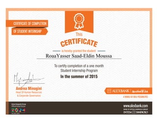 RoaaYasser Saad-Eldin Moussa
 