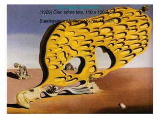 El Enigma del Deseo   (1929) Óleo sobre tela, 110 x 150,7 cm.  Staatsgalerie Moderner Kunst, Munich.   