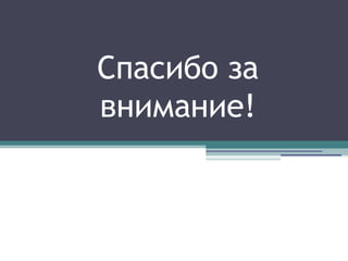 Спасибо за
внимание!
 