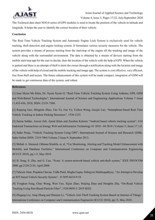 Real Time Vehicle Tracking and Automatic Engine Lock System | PDF